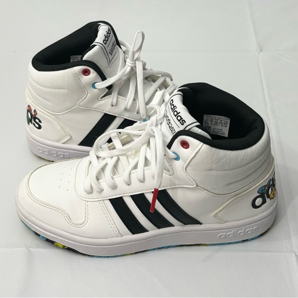 Pokemon Adidas Hoops Shoes Size 5.5 Adidas Hoops Mid 2.0K Pokemon edition. - Picture 1 of 13